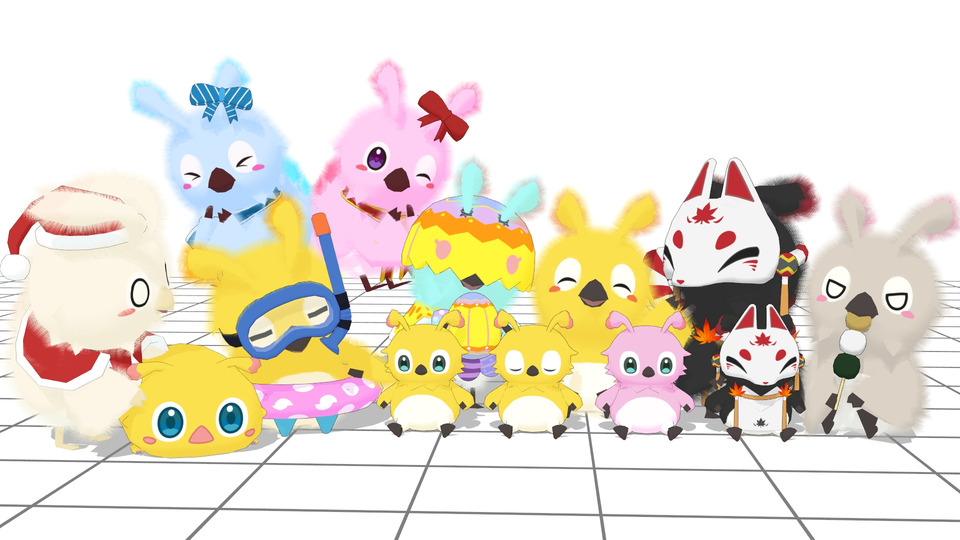 MMDラッピーモデル詰め合わせ_2025ver