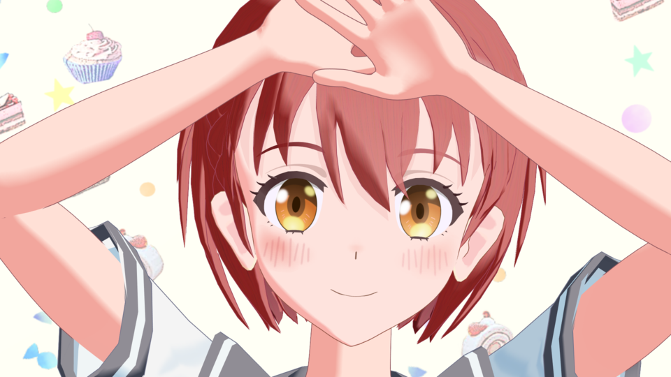 成瀬万理亜 MMDモデル 新妹魔王の契約者 - BowlRoll