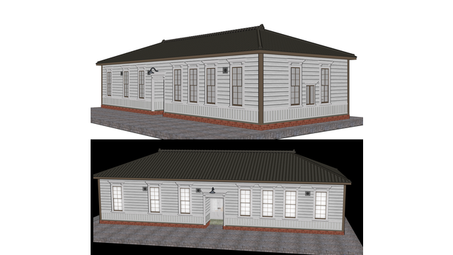 明治期頃の兵舎です。