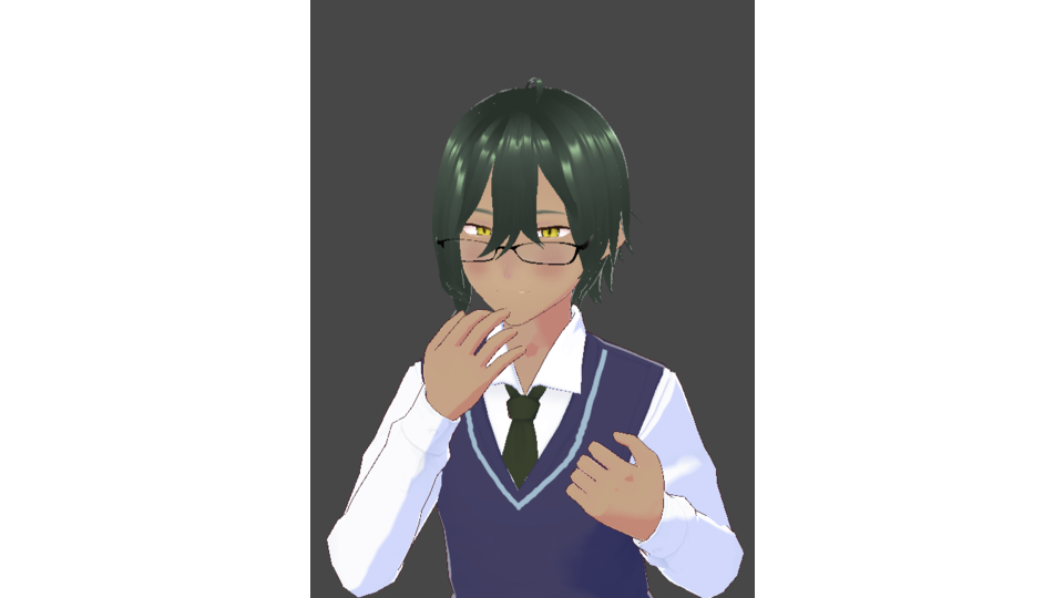 こめ式田村春　MMDモデル