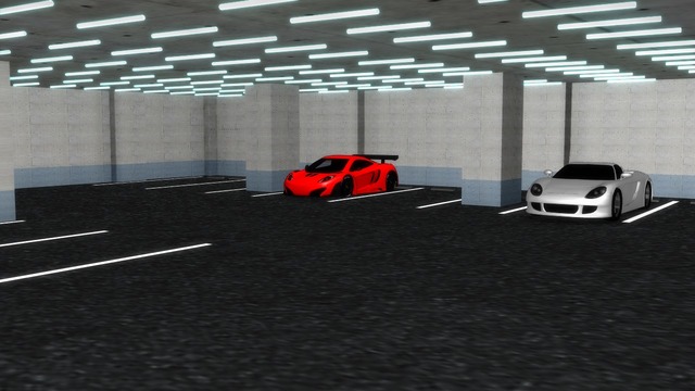 地下駐車場