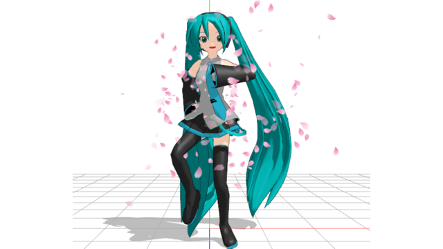 桜の花びらパーティクル