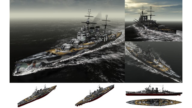MMD用モブ巡洋戦艦1943(改装）セット