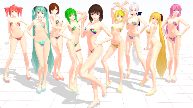 フリー素体 そ子さん v1.00 一般版9人パック