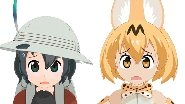 けもフレ特有の震えモーション