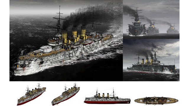 MMD用モブ前弩級戦艦1903(ﾓｳﾞｪｰﾀﾞ)セット