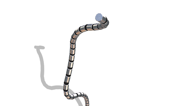 適当にウネウネするメカ触手 1.2