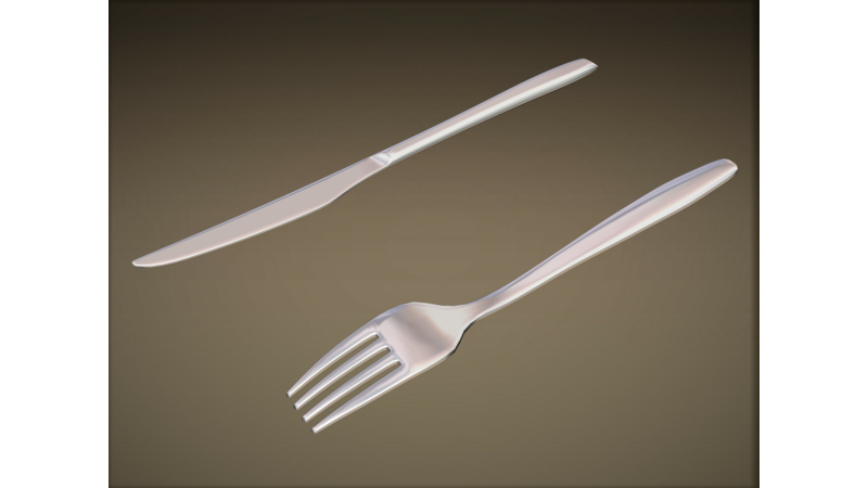 アクセサリ_ナイフとフォーク