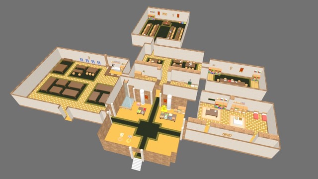 ハグレ王国 ver 1.00 (blend, obj, fbx)