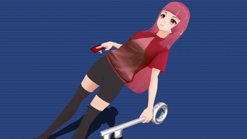 エステル MMDモデル ver 1.05