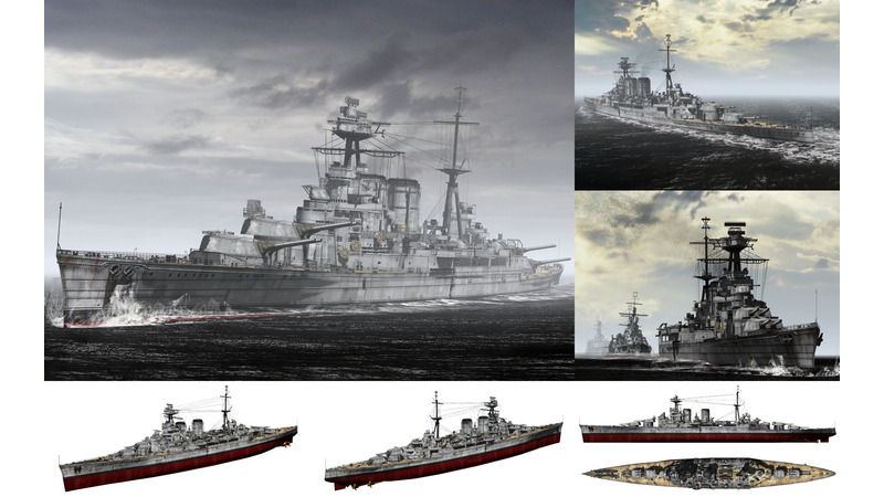 MMD用モブ巡洋戦艦1941(ﾓﾌﾞｯﾄﾞ)セット