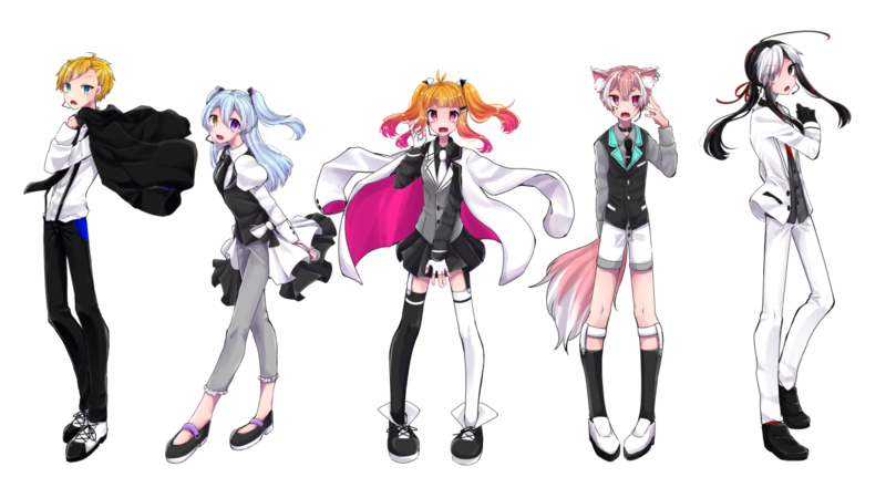 飴星水縫怪「formal」五人セット