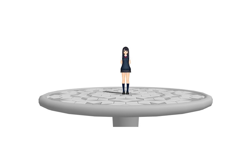 【MMDアクセサリ】丸い舞台ステージ