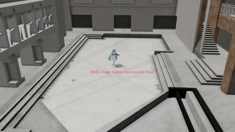 廃墟ホテル風ステージ