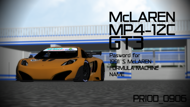 MP4-12C GT3