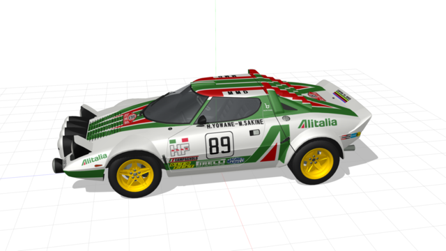 ランチア ストラトスＨＦ Ｇｒ．４仕様 アリタリアカラー