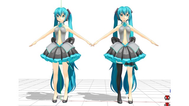 【MMD】初音ミク・ハイポリモデル クールビズEdition