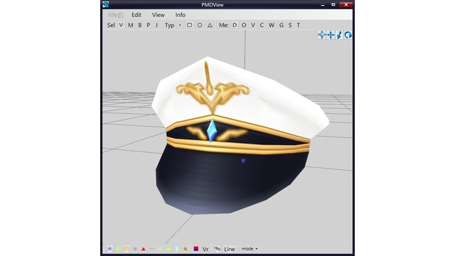 ハーメル海軍将校 帽子