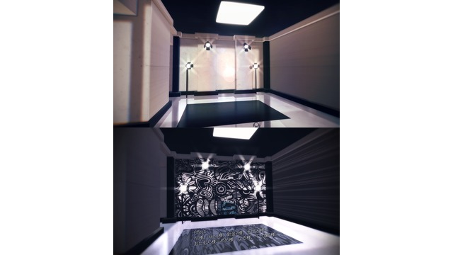 スポットライト＋落書きステージ