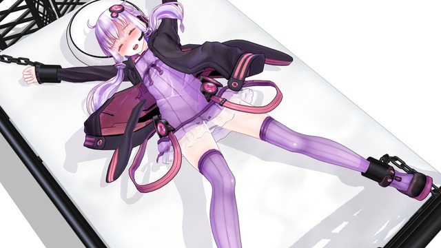 結月ゆかりベッド拘束モーション