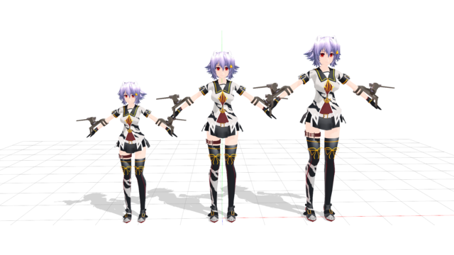 【MMD艦これ】多摩改二　ver1.2→ver1.3