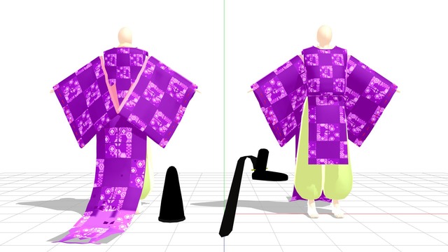 お着換え用「狩衣」風衣装(ver.2.1)