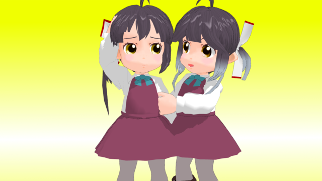 ふじなみちゃんとはやなみちゃん