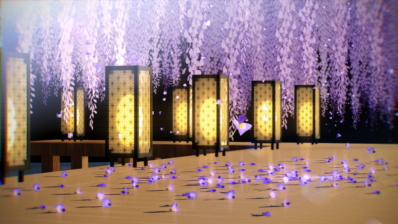 藤の花パーティクルセット【配布】