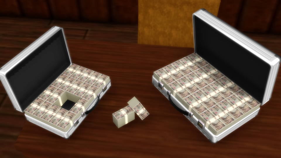 現ナマ入りジュラルミンケース