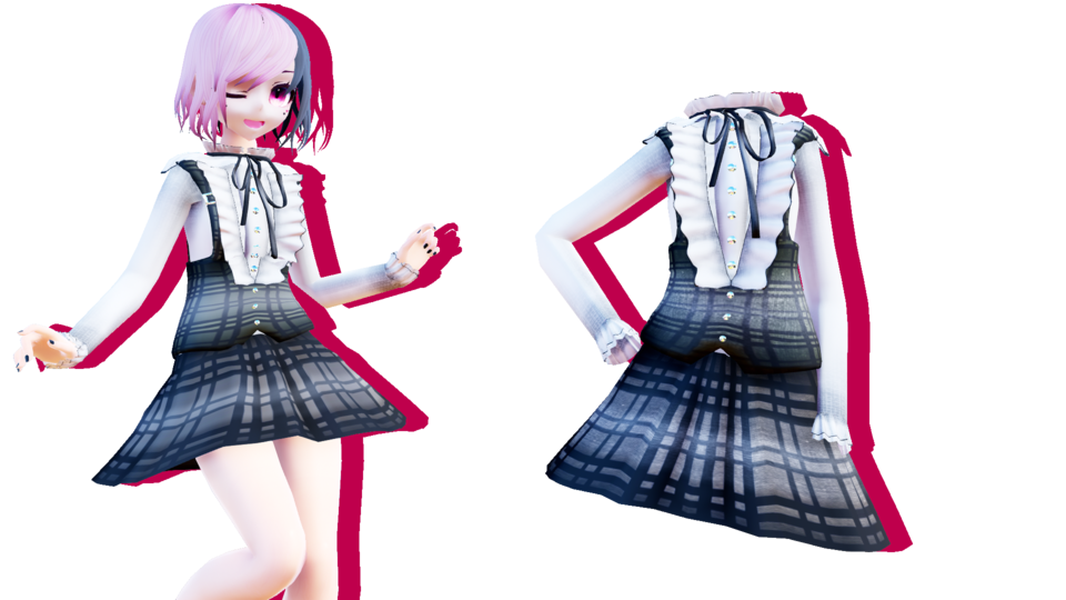 mmd 販売 モデル 服 配布