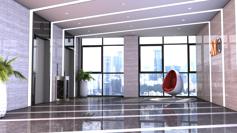 stage dl    电梯厅