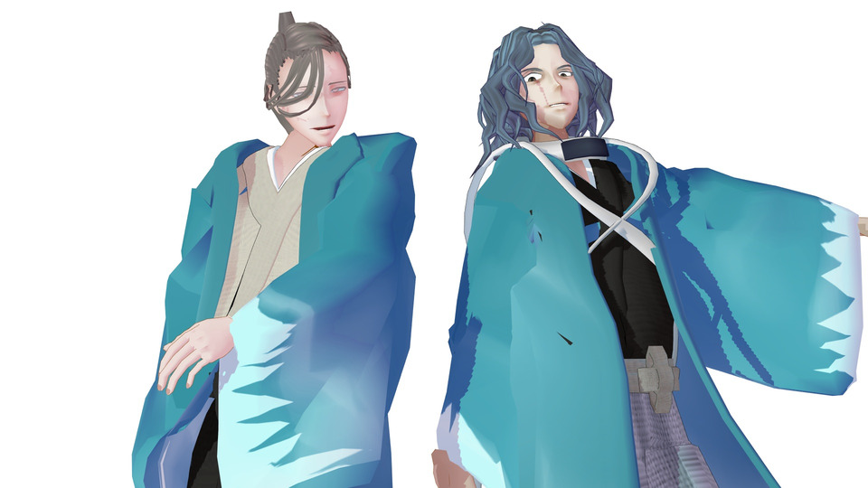 FGO斎藤一・山南敬介浅葱羽織セット1.0 - BowlRoll