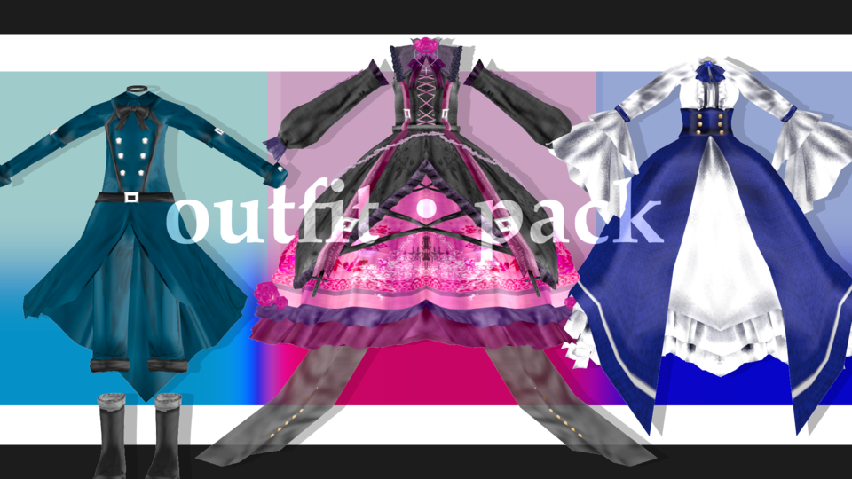 【MMDoutfit】outfit・pack
