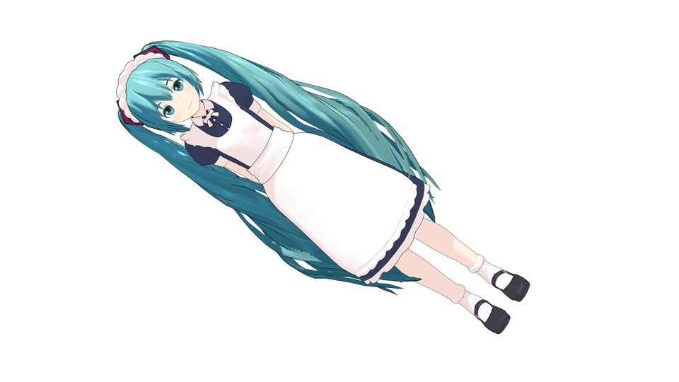 初音ミク メイド服