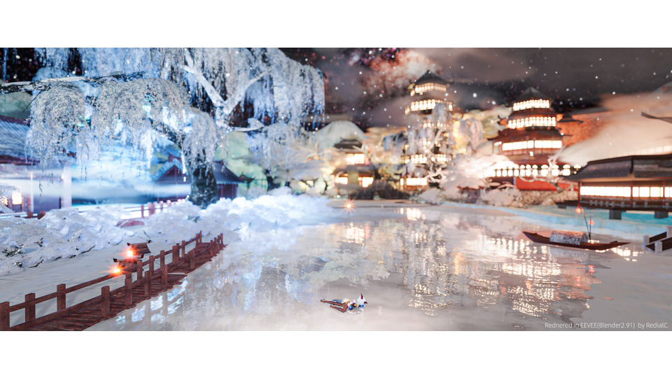 雪景瓊樓_スデージ配布