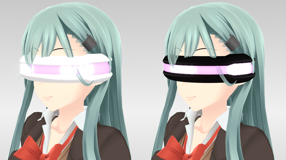 回転する光を放つゴーグルっぽいもの