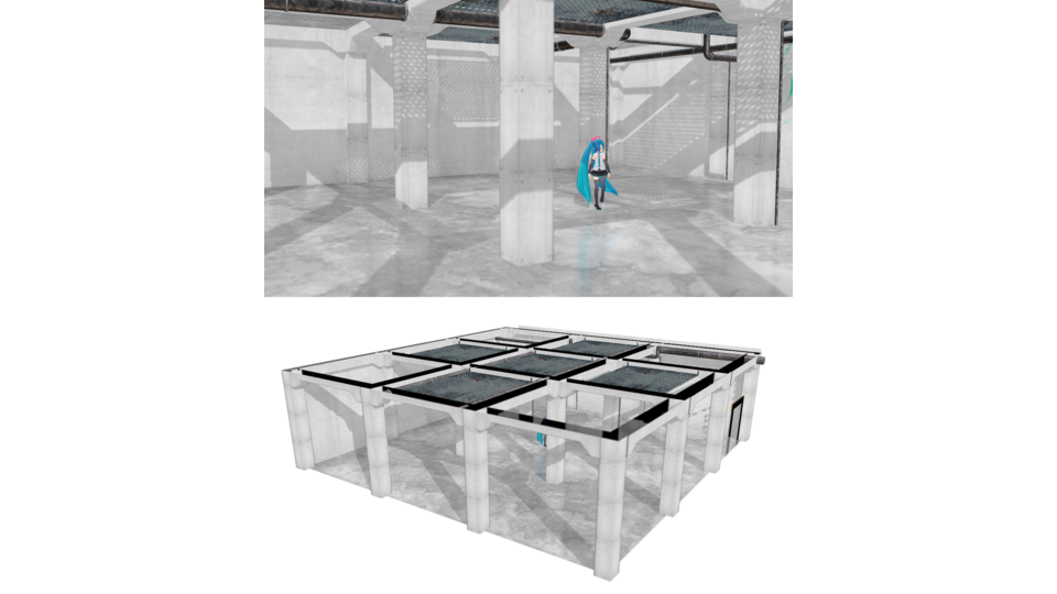 【MMD】多目的倉庫【モデル配布】