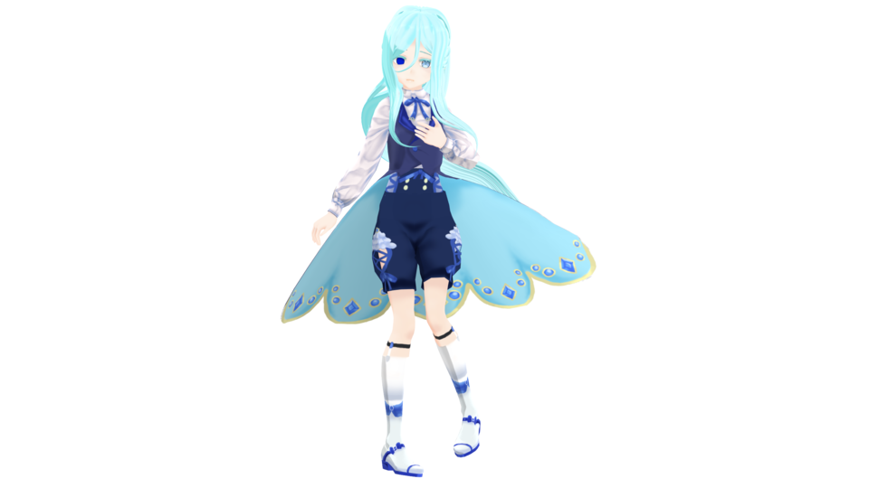 みぎみ式VRoid製音ノ葉ユリ