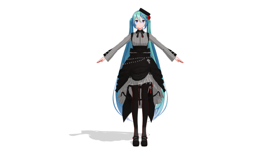 YYB black miku+model dl