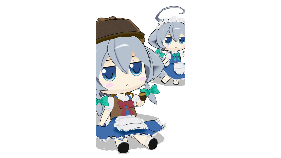 モデリング「MMDいぬさくや(改)」