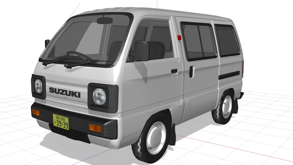 スズキエブリイMMDモデル