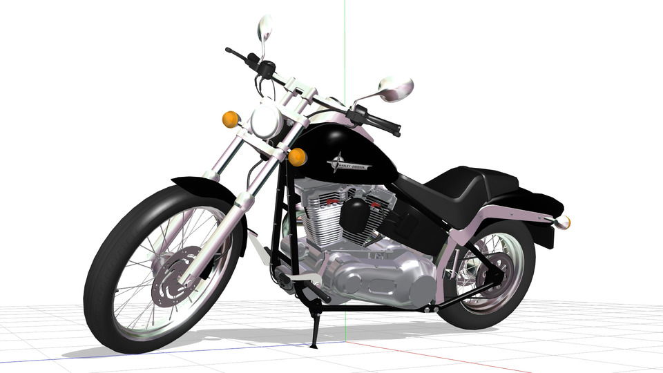 H-D FXST MMDモデル