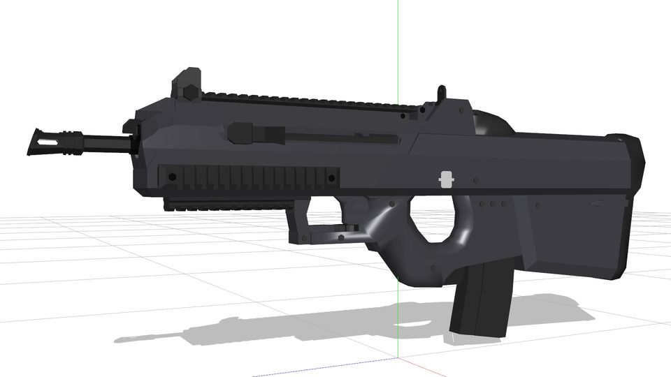 FN F2000 MMDモデル