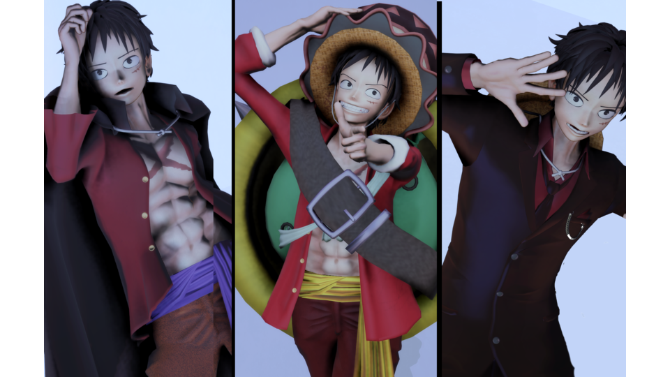 鶯餅式モンキー・D・ルフィVer.1.0　