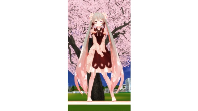 YYB式桜ミク改変素足