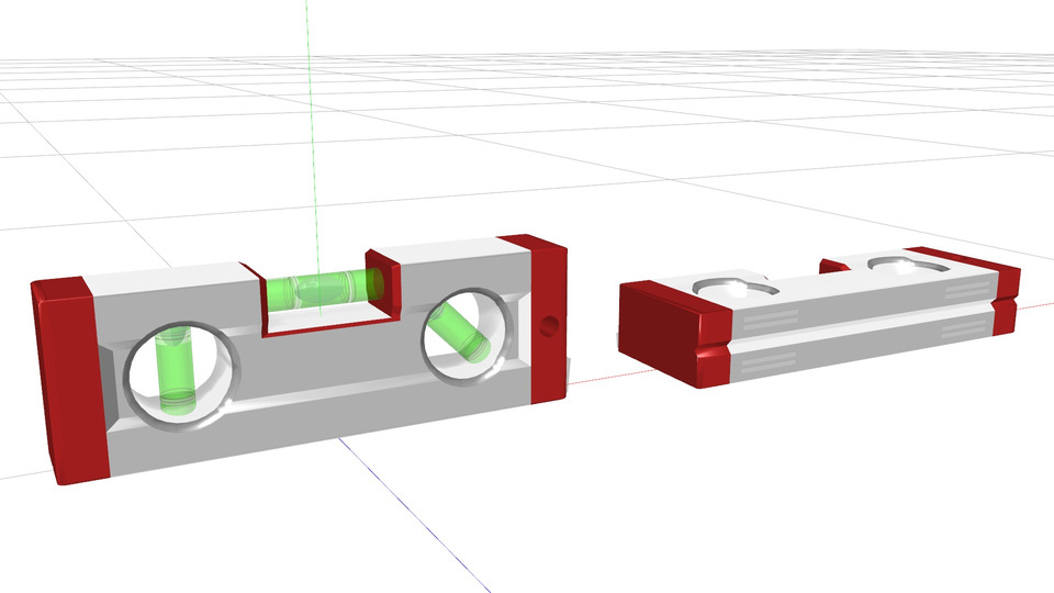水平器MMDモデル