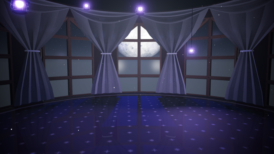 大きな窓ステージ　にわとりP1.0.1